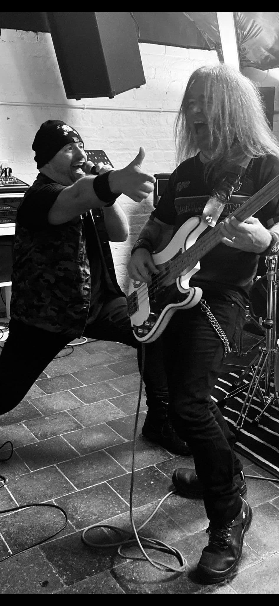 Tony and Michael front of stage